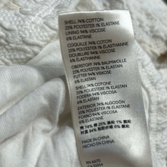 Free People winter white tie back top size small - Picture 12 of 13